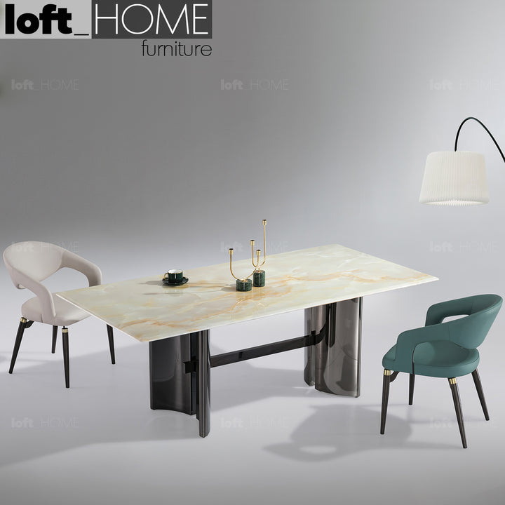 Modern Luxury Stone Dining Table BLITZ LUX Primary Product