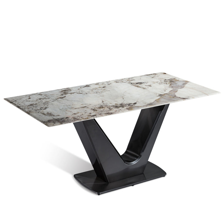 Modern Luxury Stone Dining Table TITAN V LUX Panoramic