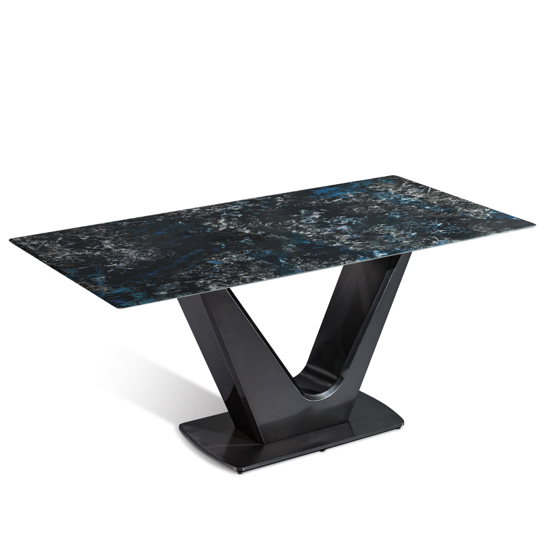 Modern Luxury Stone Dining Table TITAN V LUX Situational