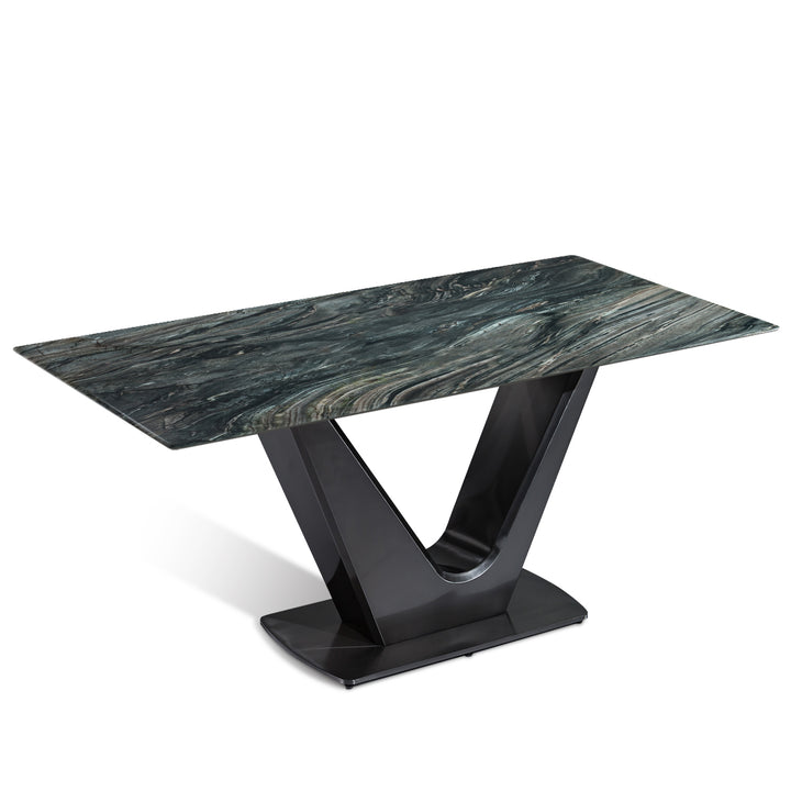 Modern Luxury Stone Dining Table TITAN V LUX Layered