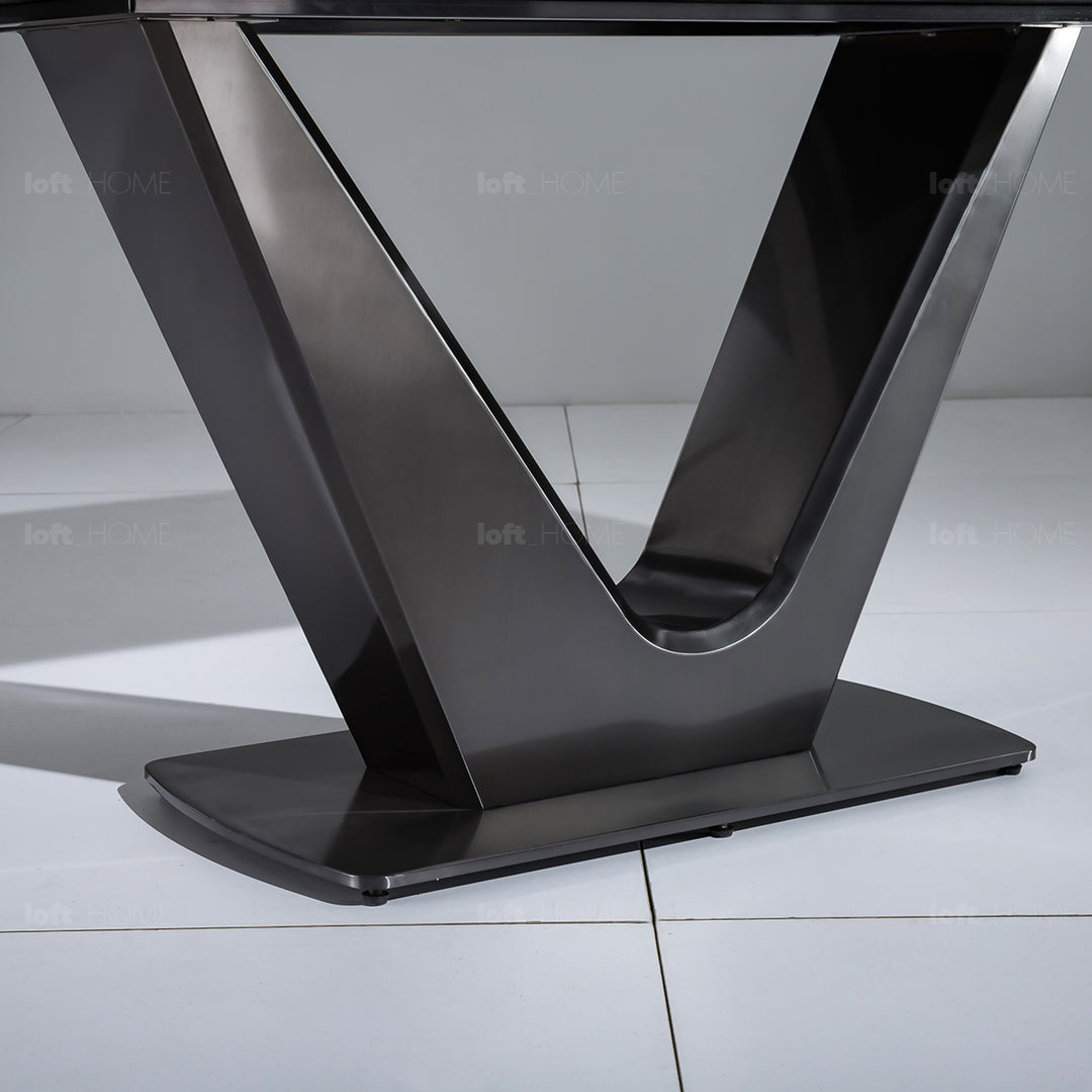 Modern Luxury Stone Dining Table TITAN V LUX Close-up