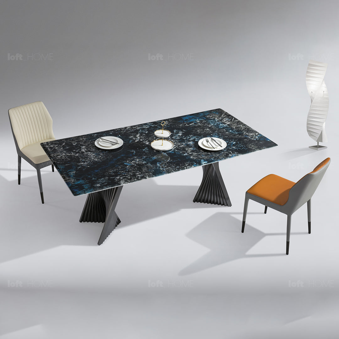 Modern Luxury Stone Dining Table SPIRAL LUX Color Variant