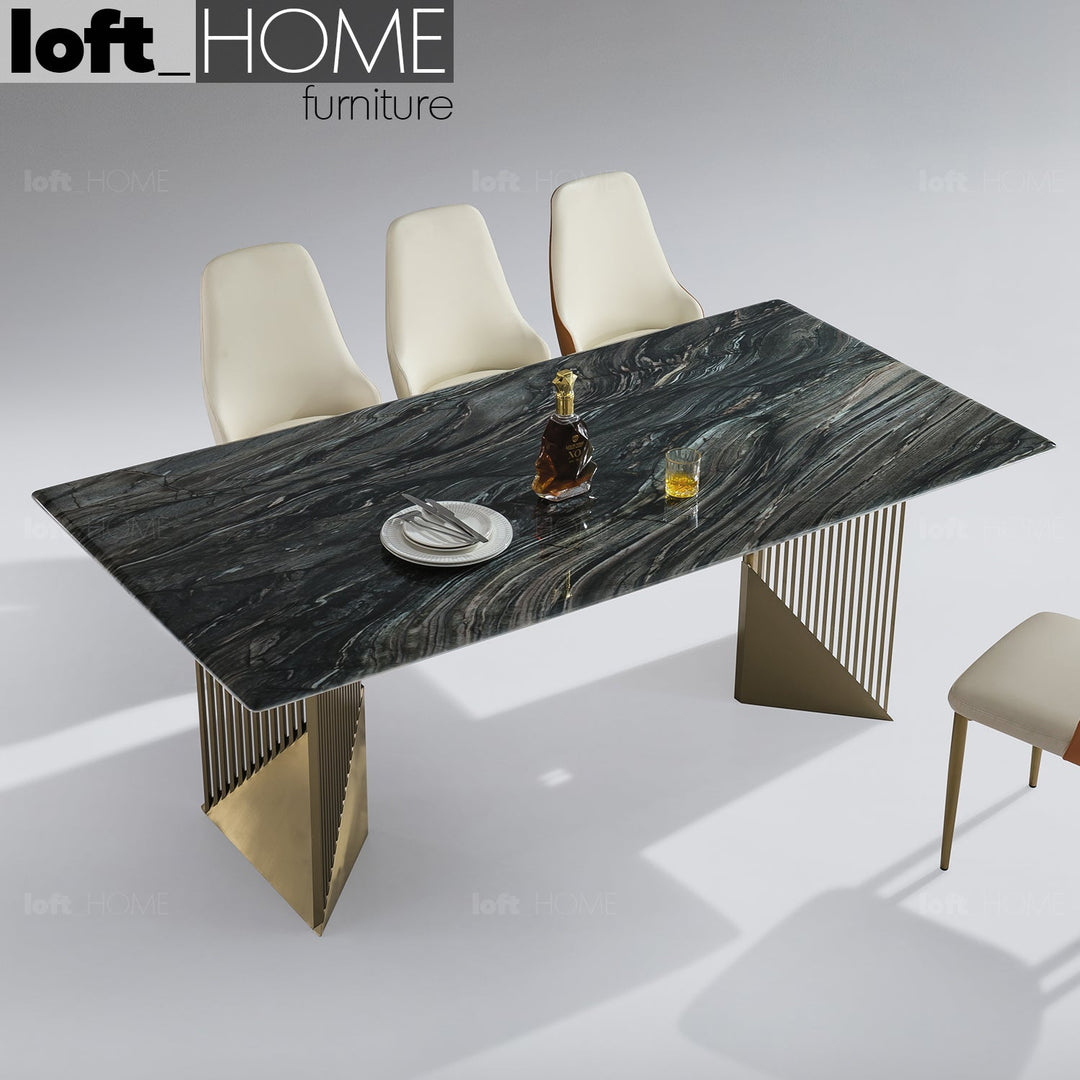 (Fast Delivery) Modern Luxury Stone Dining Table LUXOR LUX Primary Product