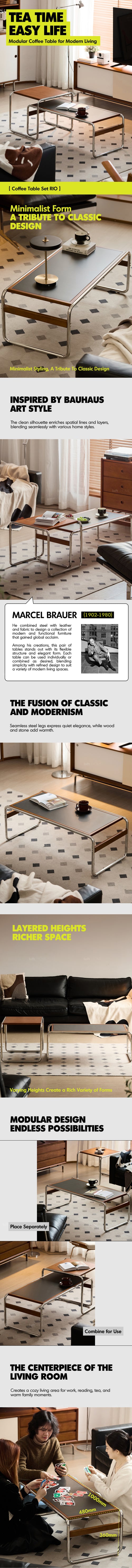 Bauhaus Boxwood Sintered Stone Coffee Table Set RIO Good to Know Preview-1
