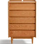 Scandinavian Cherry Wood Chest Of 5 Drawers VISTA