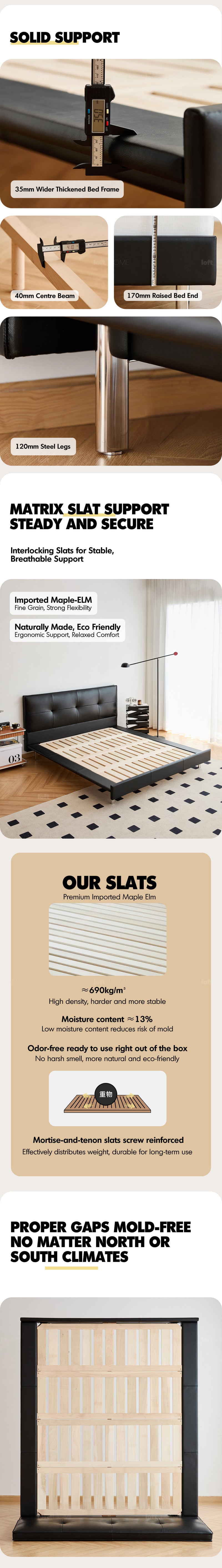 Bauhaus Genuine Leather Bed SKILLFUL Good to Know - 12