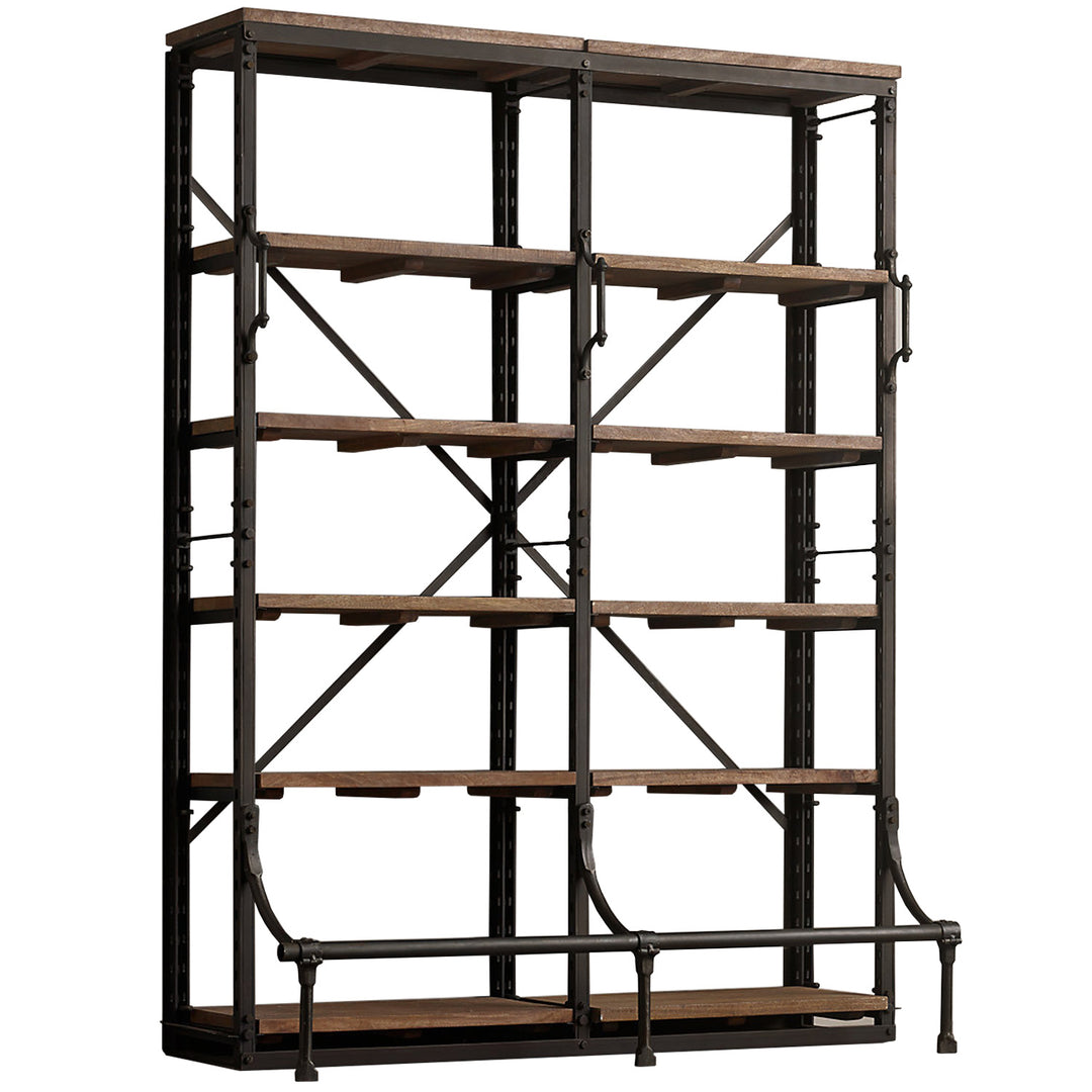 Industrial Wood Shelf Bookshelf CLIMBER