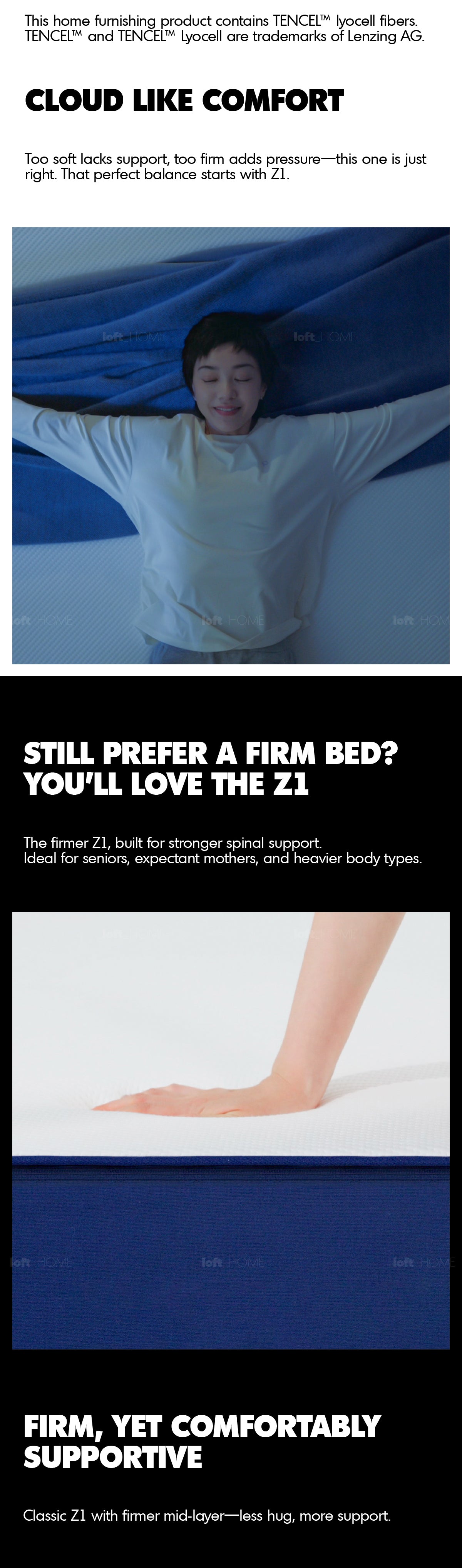 22cm Pocket Spring Gel Memory Foam Mattress BLUEBOX Z1 Good to Know - 6