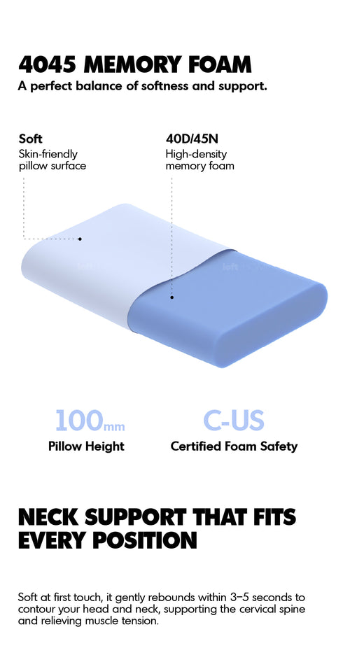 10cm Gel Memory Foam Pillow BLUEBOX N2 Good to Know Preview-3