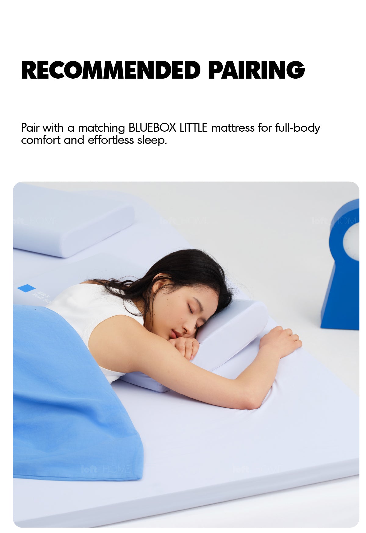 10cm Gel Memory Foam Pillow BLUEBOX N2 Good to Know - 8