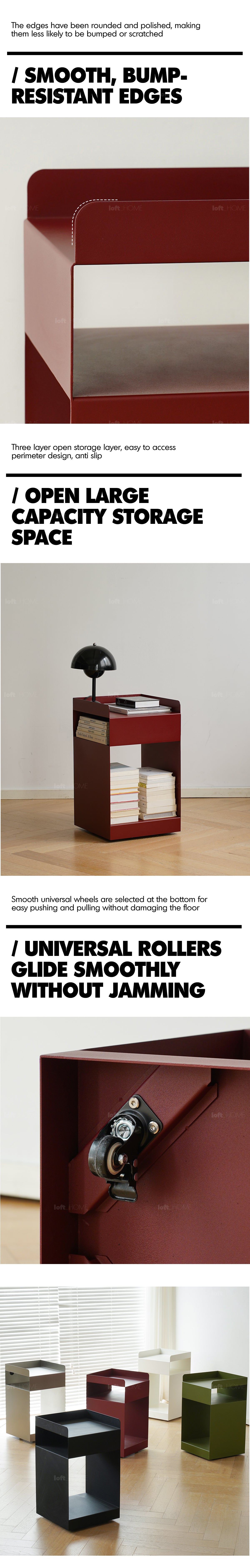 Bauhaus Steel Side Table RUBIK Good to Know - 3