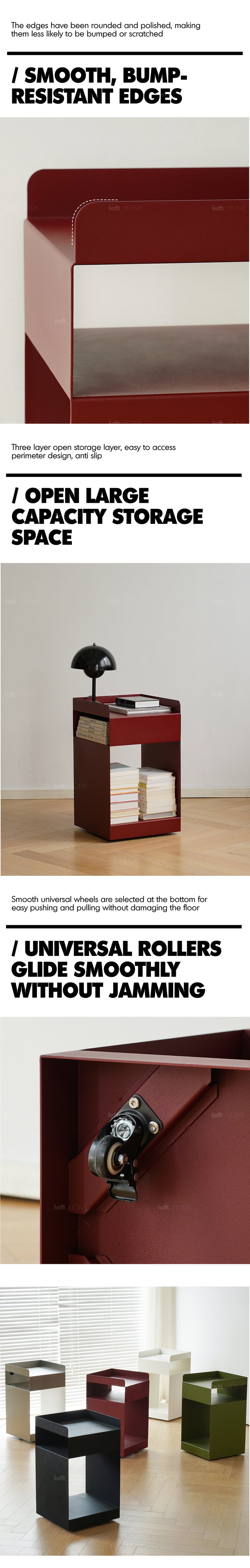 Bauhaus Steel Side Table RUBIK Good to Know - 3