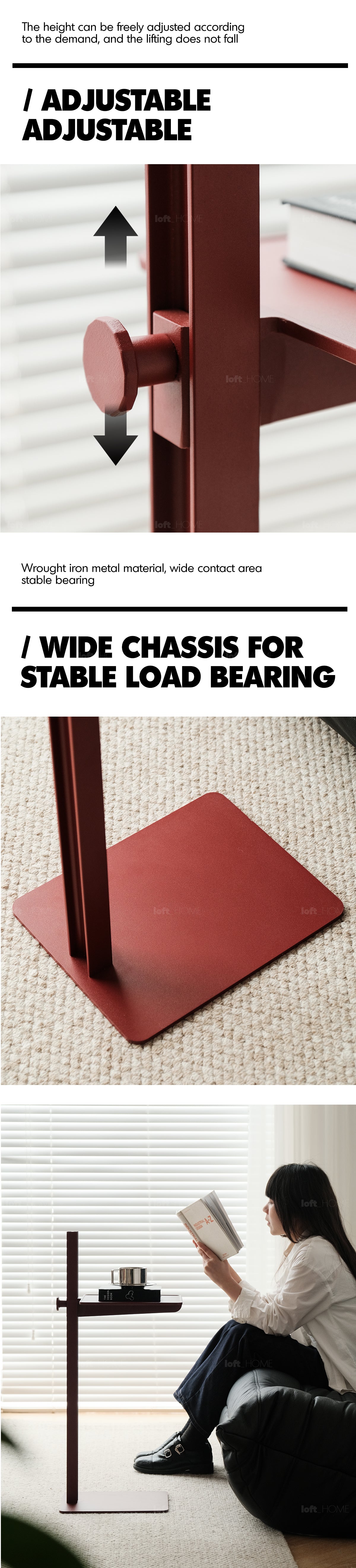 Bauhaus Steel Side Table STRING Good to Know - 2