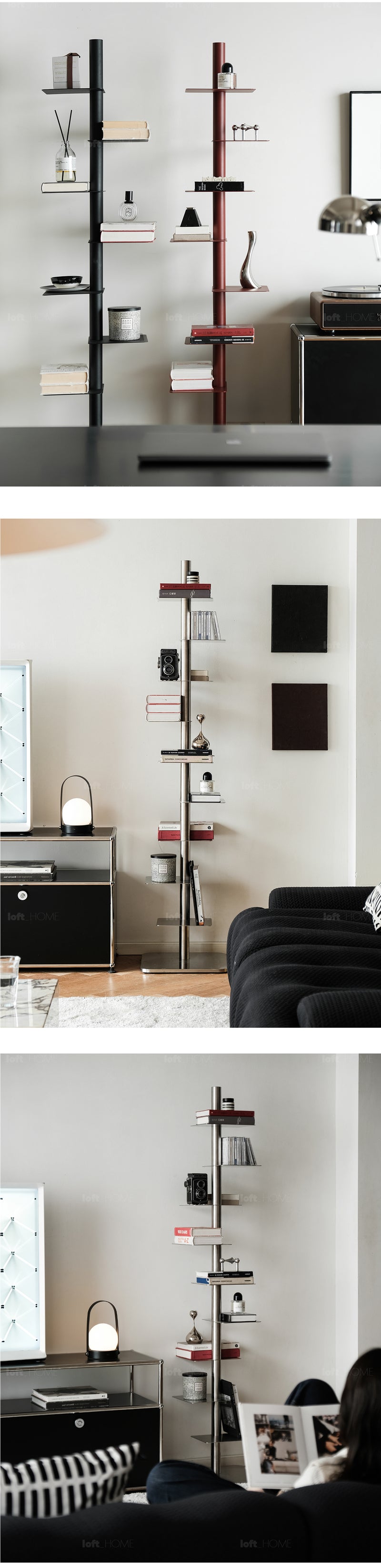 Bauhaus Steel Revolving Bookshelf STACK Good to Know - 3