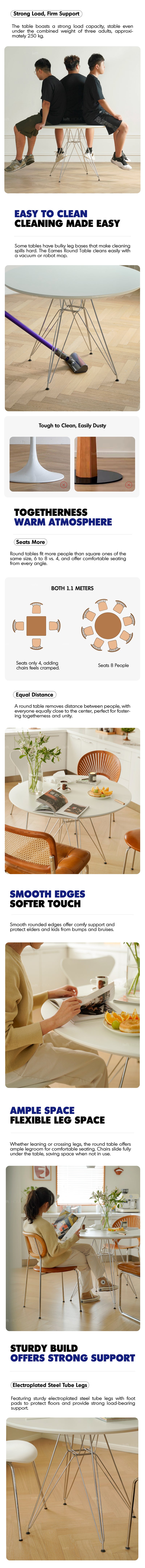 Bauhaus Plywood Steel Dining Table EAMES Good to Know - 2