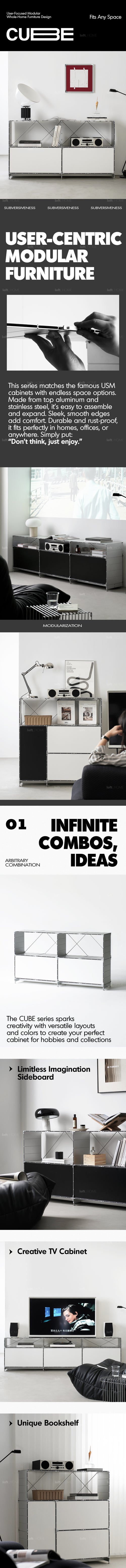Bauhaus Aluminium Shelf CUBE Good to Know Preview-1