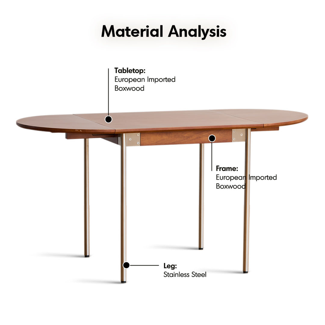 Vintage Boxwood Extendable Oval Dining Table SEASON