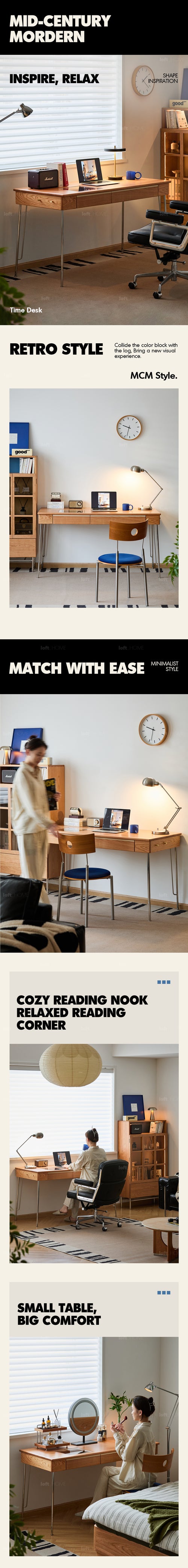 Scandinavian Cherry Wood Study Table TIMELESS Good to Know Preview-1