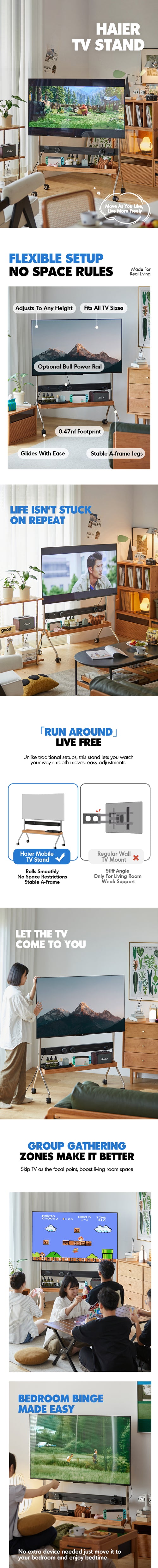 Scandinavian Cherry Wood TV Hanger HAL Good to Know Preview-1