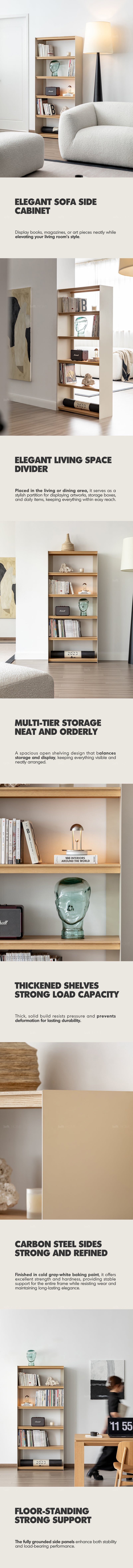 Minimalist Steel Bookshelf AESOP Good to Know - 2