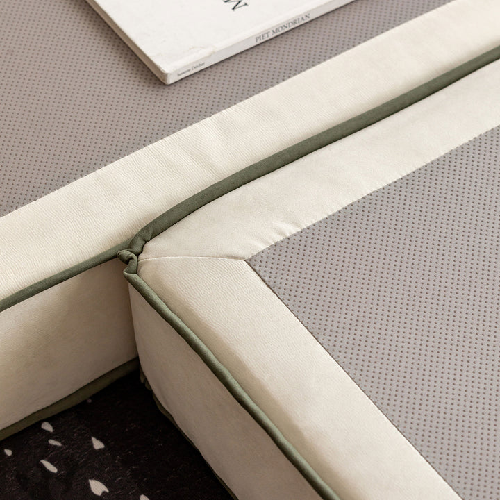 Scandinavian premium cat scratch resistant fabric sofa cover conceptual design.