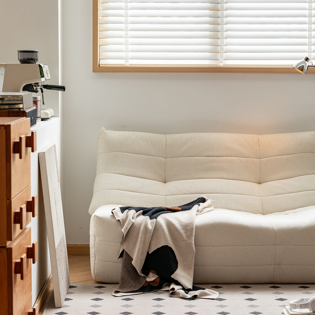 Scandinavian premium chenille velvet fabric sofa cover detail 3.