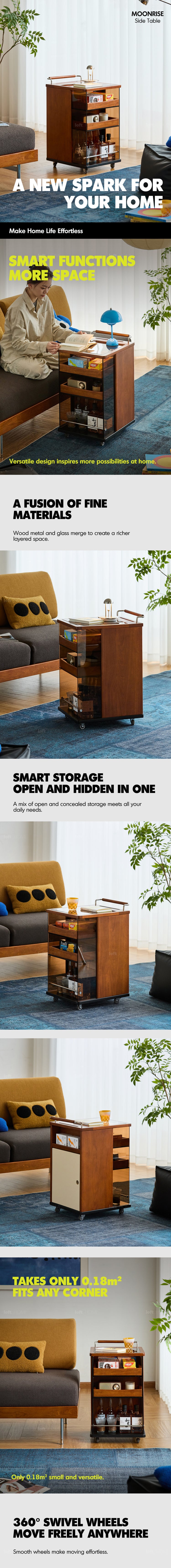 Bauhaus Boxwood Wheeled Trolley Side Table MOONRISE Good to Know Preview-1