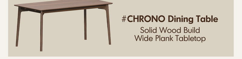 Japandi Walnut Wood Dining Chair CHRONO Good to Know - 8