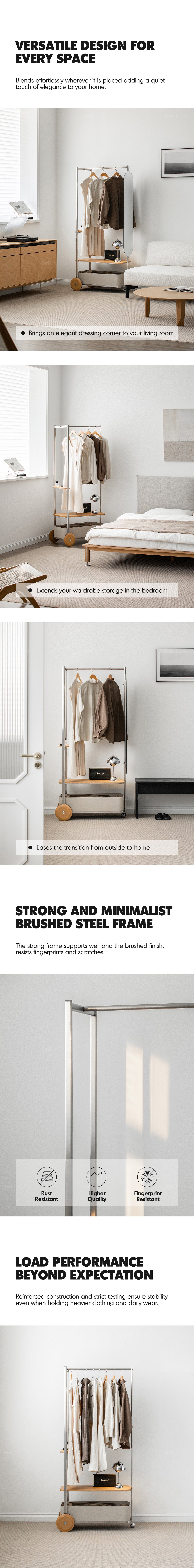 Bauhaus Stainless Steel Clothes Hanger HERA Good to Know - 2
