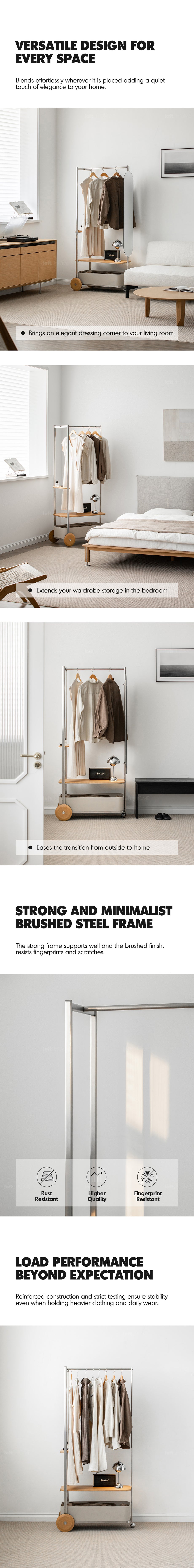 Bauhaus Stainless Steel Clothes Hanger HERA Good to Know - 2