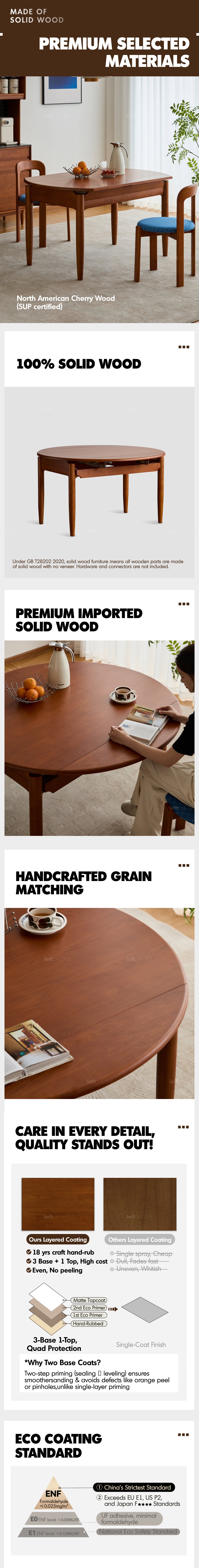 Vintage Boxwood Extendable Dining Table MINIMA Good to Know - 7