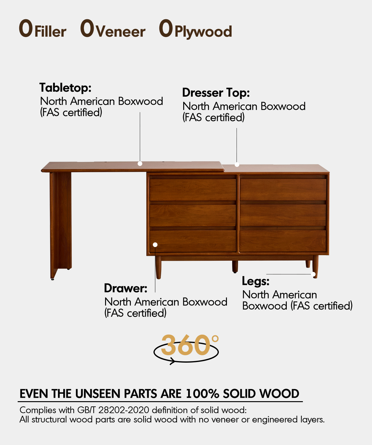 Vintage Boxwood Dressing Table VISTA Good to Know - 3