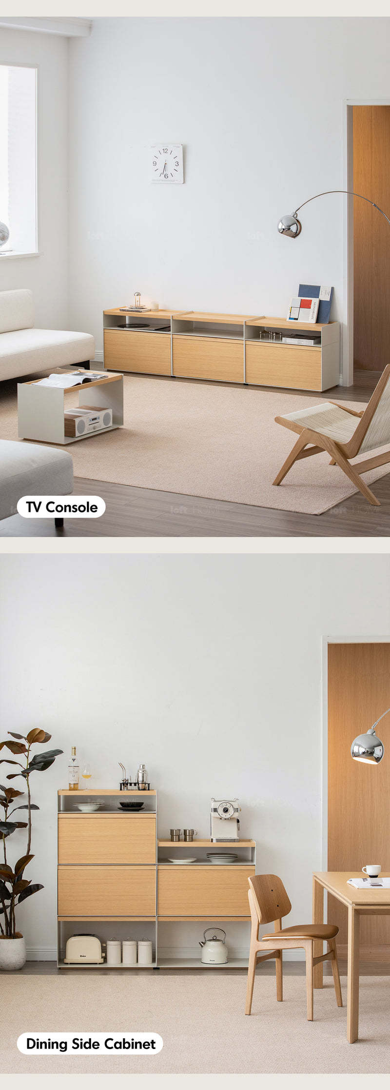 Minimalist Ash Wood Veneer Modular Cabinet AESOP Good to Know - 5