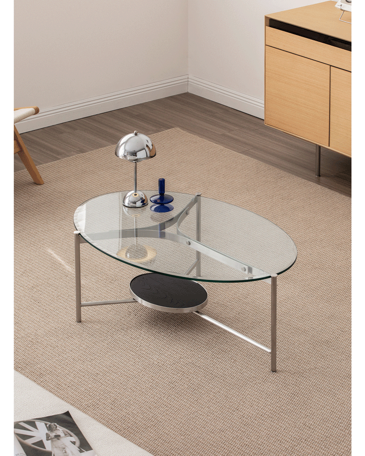 Bauhaus Tempered Glass Coffee Table ICELAND Good to Know - 2