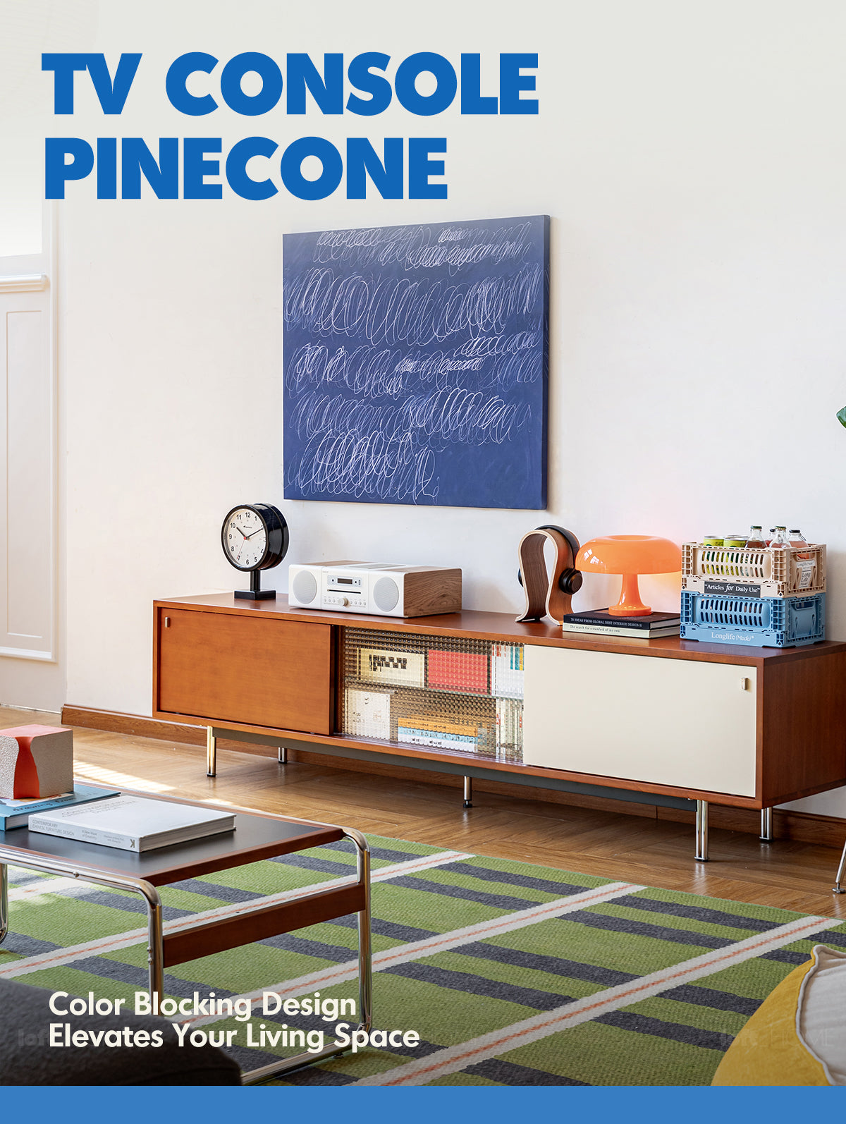 Bauhaus Boxwood TV Console PINECONE Good to Know - 1