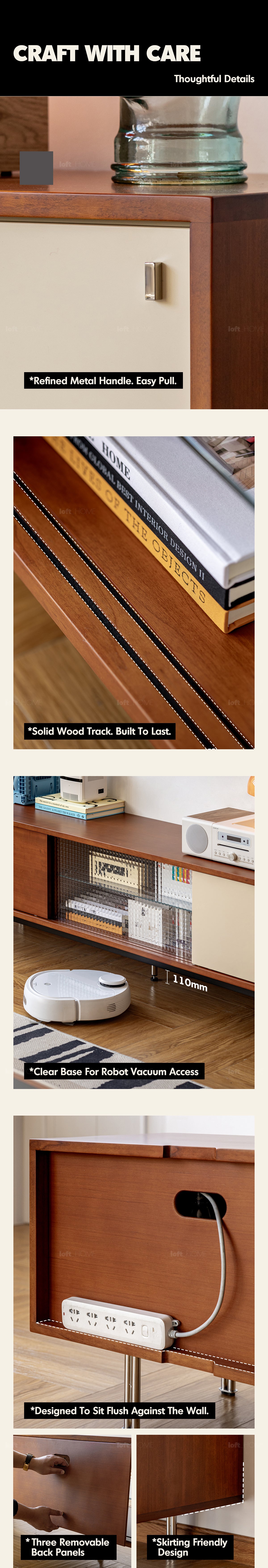 Bauhaus Boxwood TV Console PINECONE Good to Know - 9