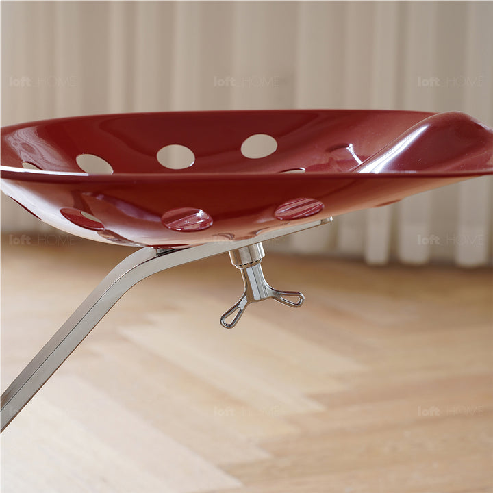 Industrial steel stool mezzadro situational feels.