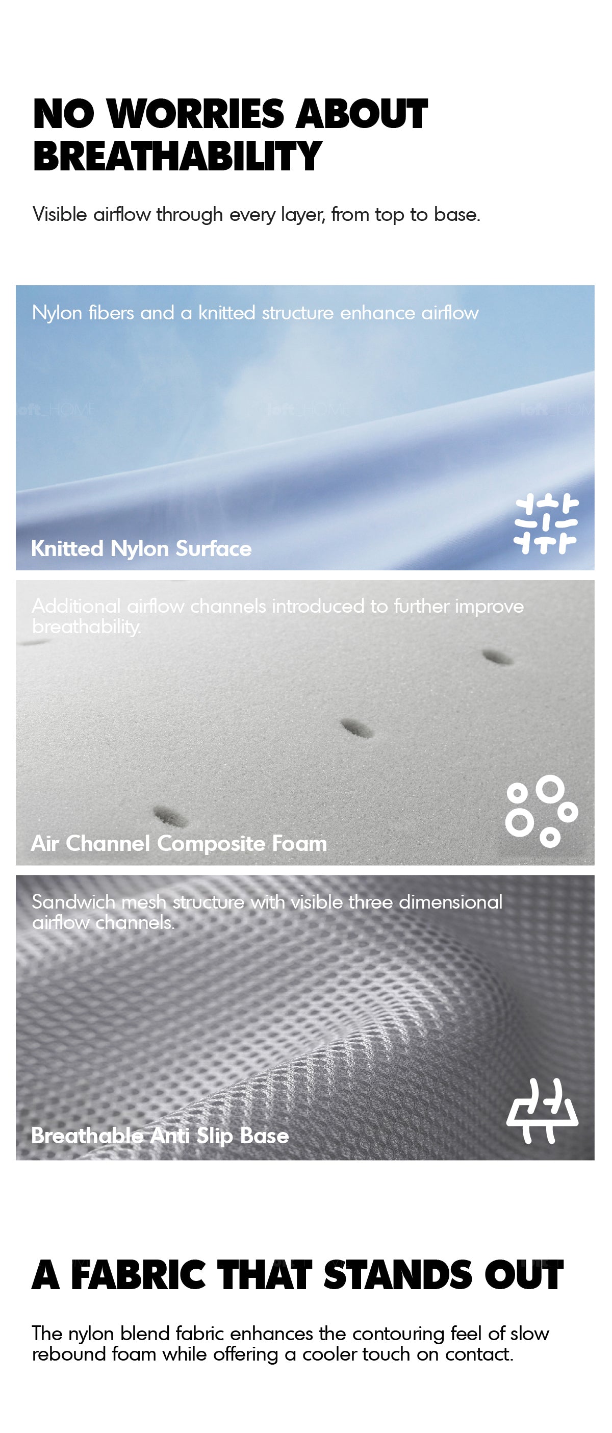 6cm Hybrid Medium Firm Cooling Skin Mattress BLUEBOX LITTLE Good to Know - 5