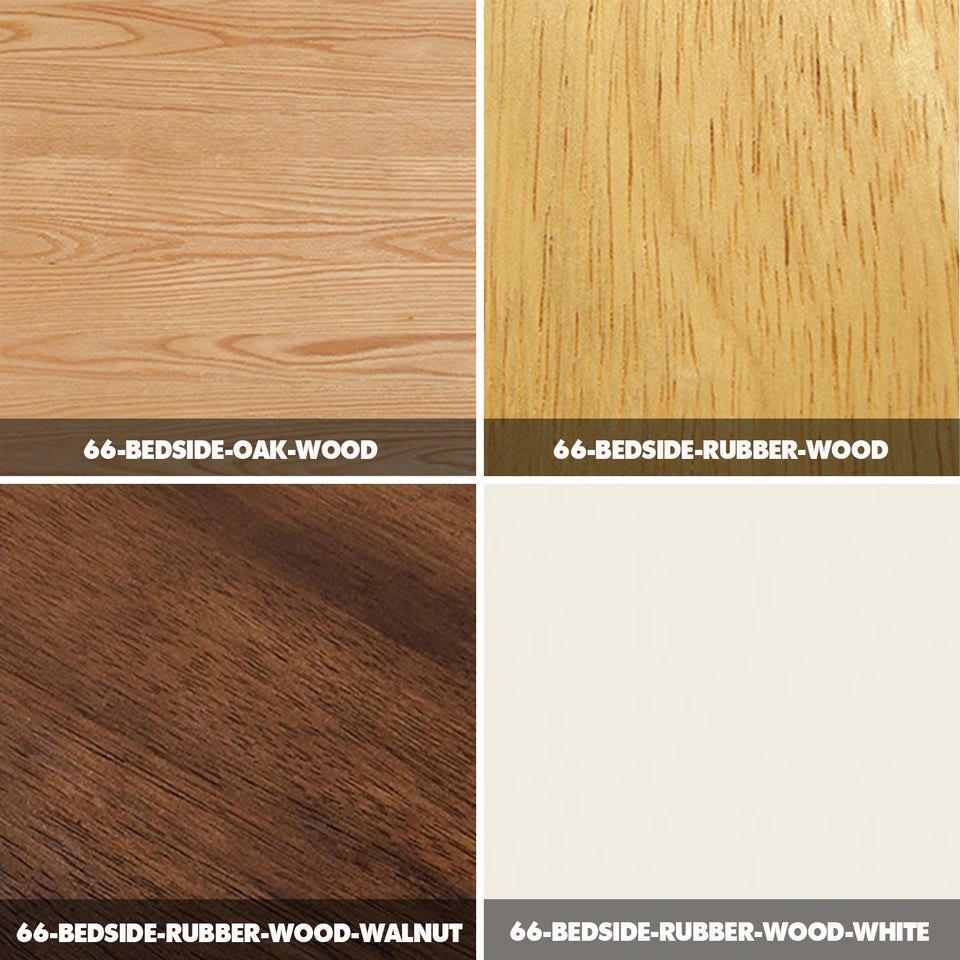 Scandinavian Wood Side Table BESIDE Color Swatches
