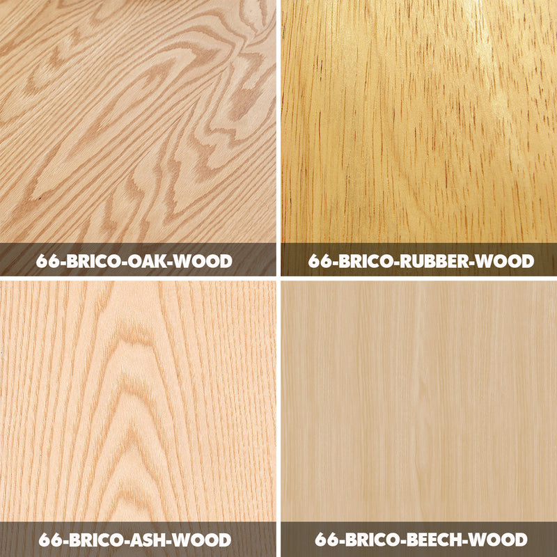 Scandinavian Wood Dining Bench BRICO Color Swatches