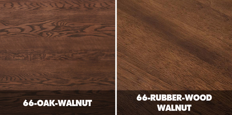 Japandi Oak Wood Dining Table WALDEN Color Swatches