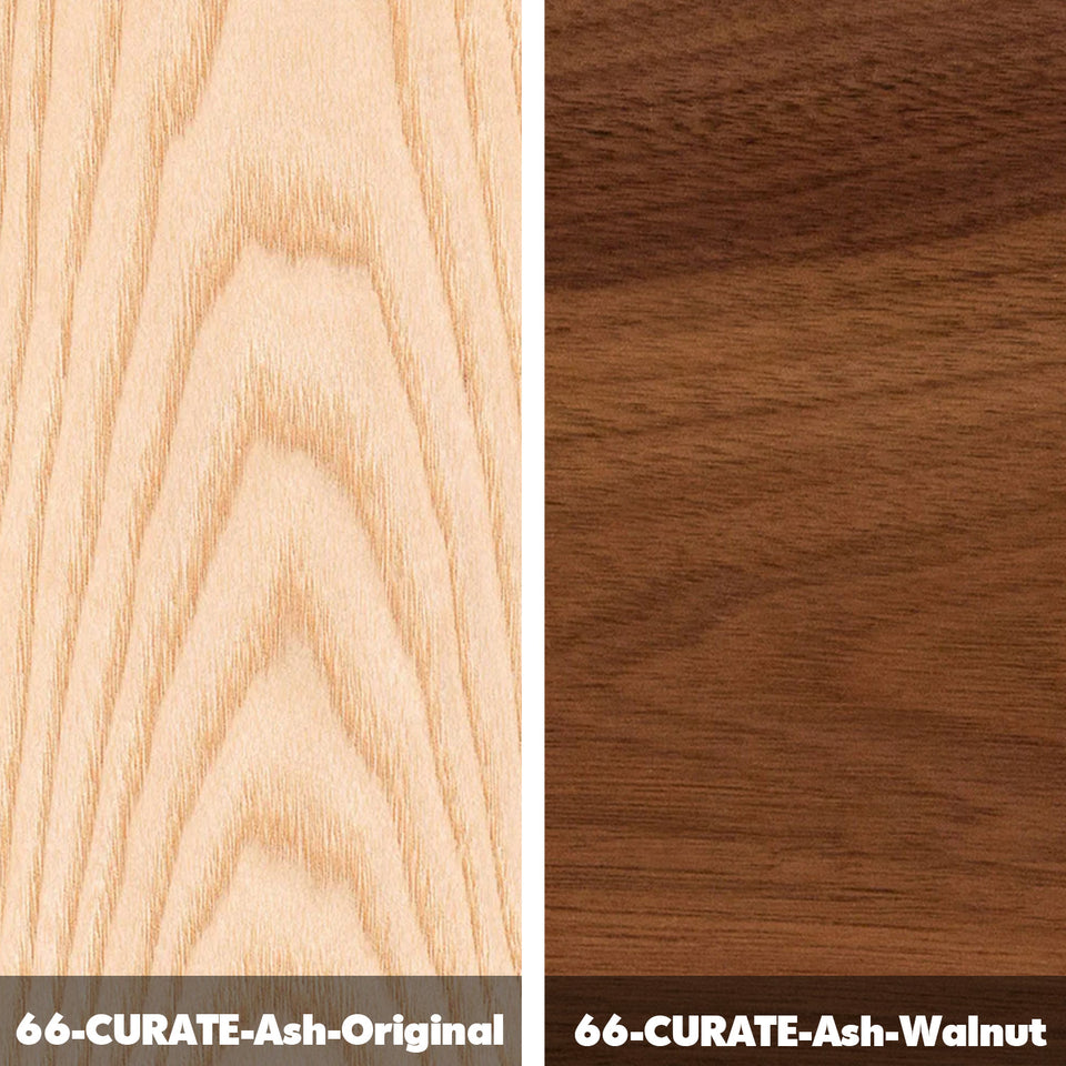 Scandinavian Ash Wood TV Console CURATE Color Swatches