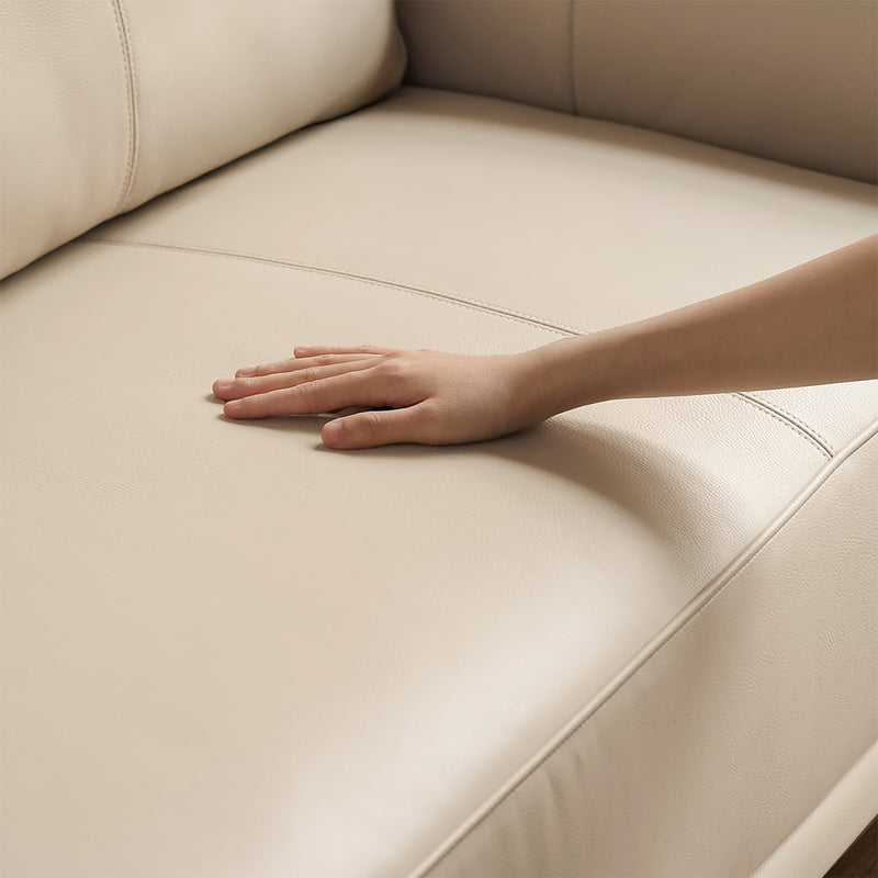 Modern Genuine Leather 2 Seater Sofa Bed LINEA Color Swatches