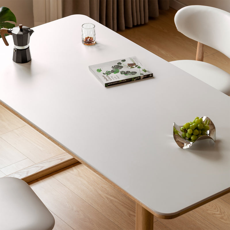 Scandinavian Oak Wood Sintered Stone Dining Table ANCHOR Color Swatches