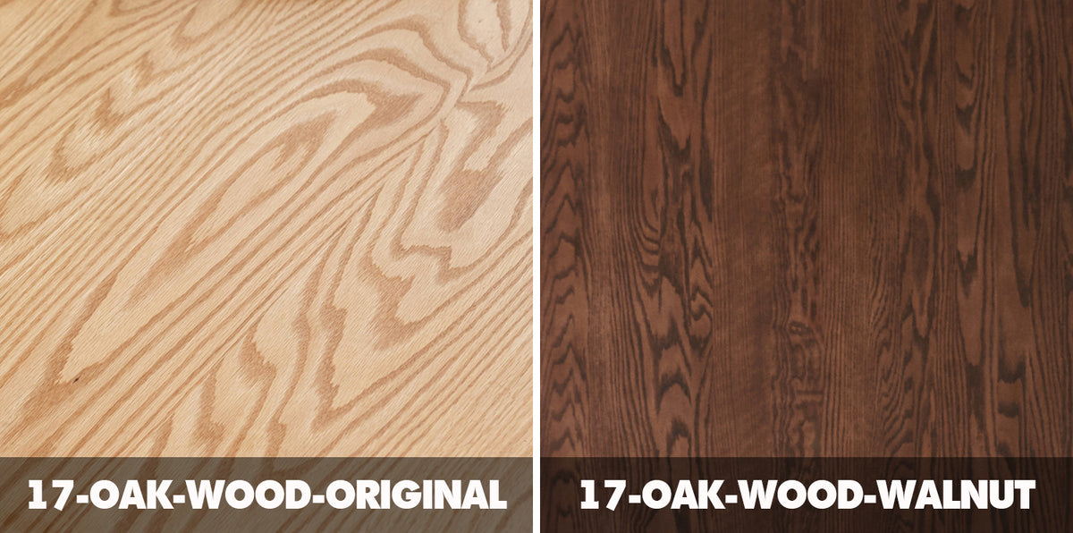 Scandinavian Oak Wood Dining Bench JAMO Color Swatches