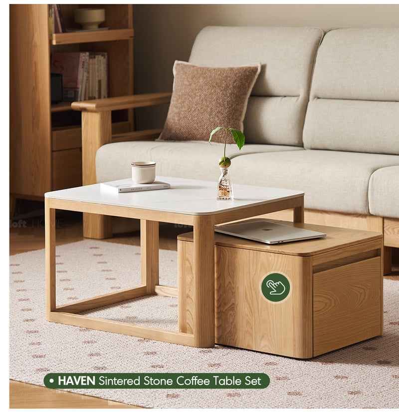 Scandinavian Oak Wood TV Console BERRY Good to Know - 6