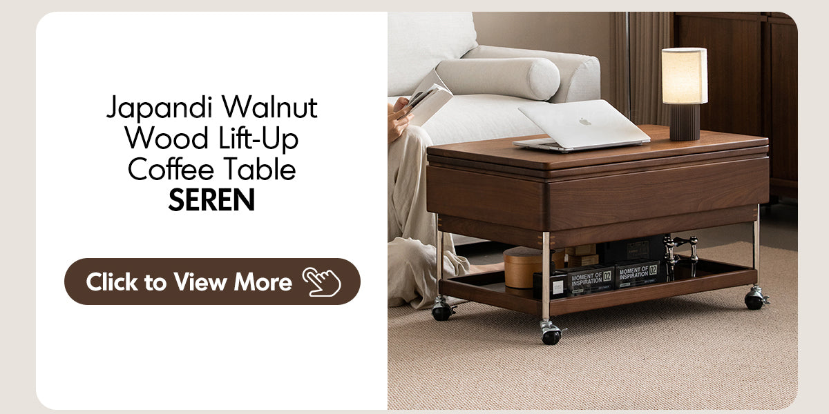 Japandi Oak Wood TV Console BERRY WALNUT Good to Know - 8