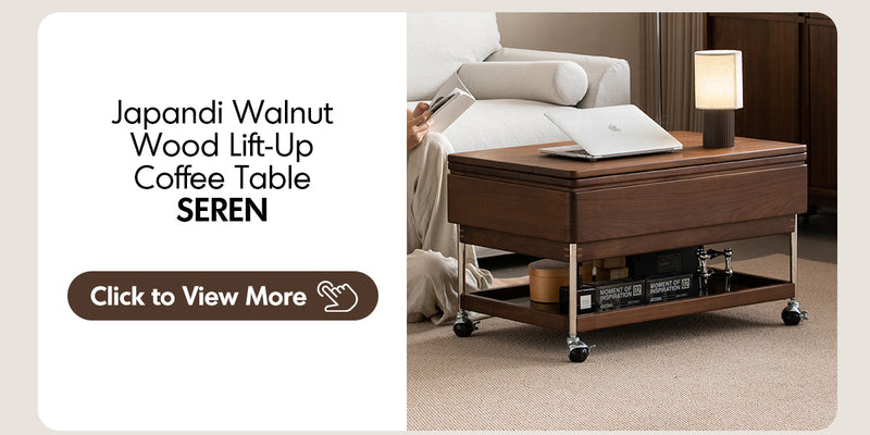 Japandi Oak Wood TV Console BERRY WALNUT Good to Know - 8
