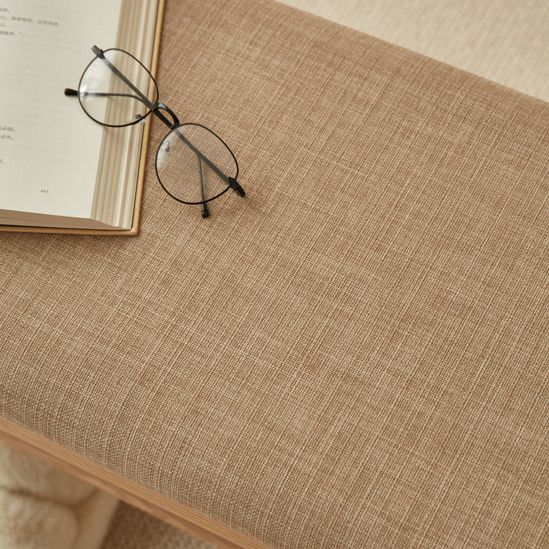 Scandinavian Oak Wood Shoe Changing Bench FUJI Color Swatches