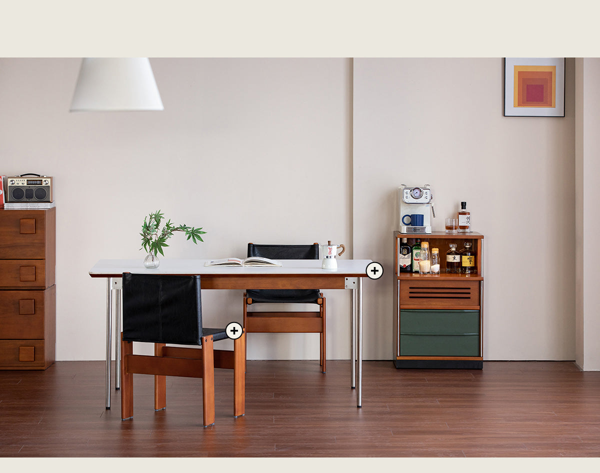 Bauhaus Boxwood Chest Of 3 Drawers SILVER WING Good to Know - 9